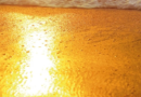 the shore looking like a pint of beer / une vague ressemblance?